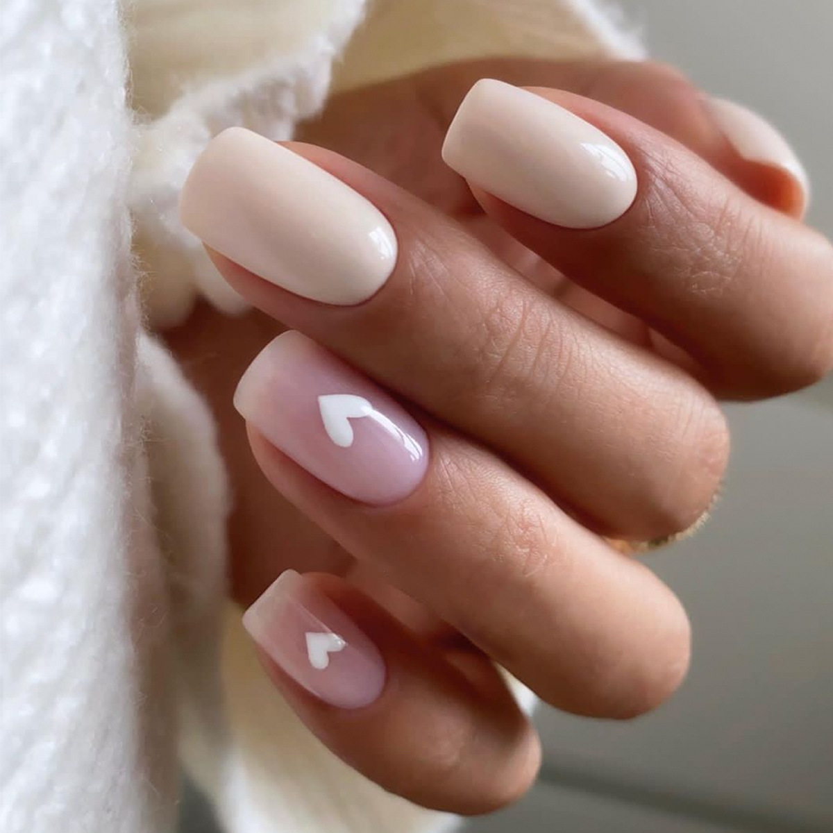 Nail Art Love - 24 stuks Love Rainbow Press on