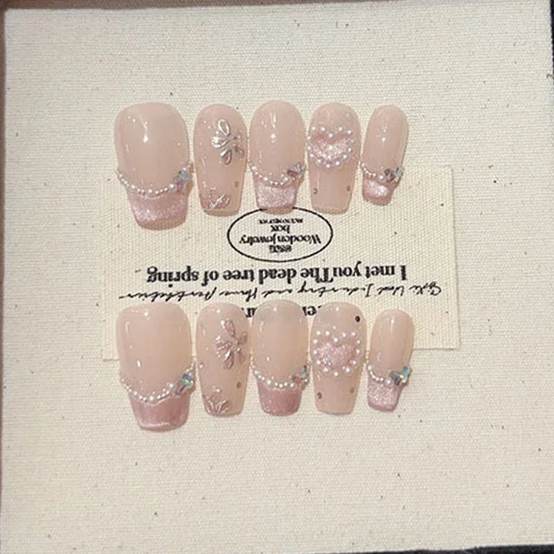 Nail Art Love - 10 stuks schattig handgemaakt Cat Eye