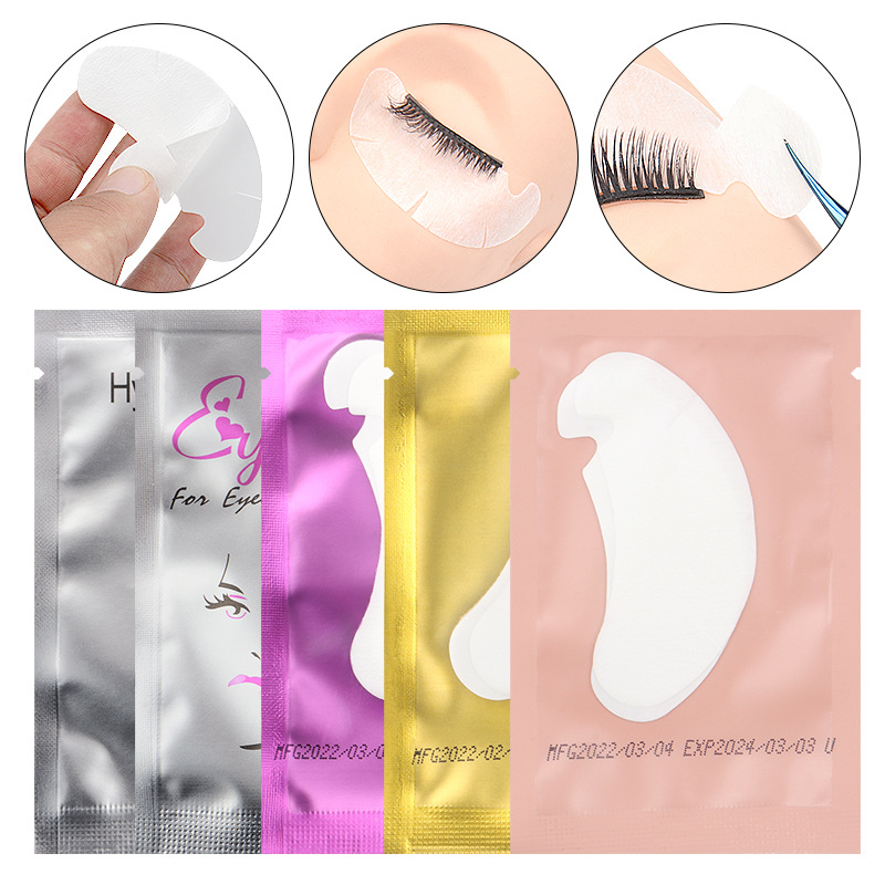 Nail Art Extension - 50 Paar Wimperverlenging Oogkussens Geënte Wimpers