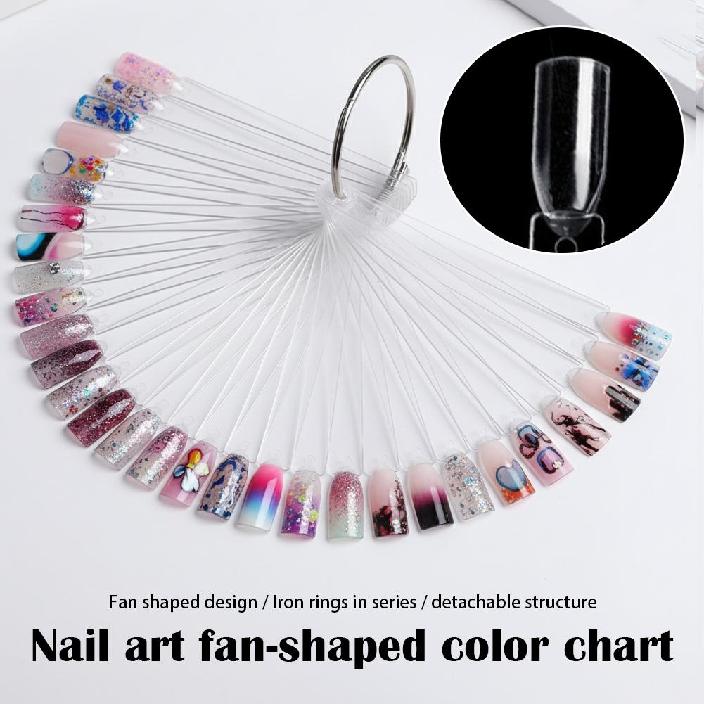 Nail Art Quotes - 50 Tips Transparante Nagellak Kleurenkaart Display