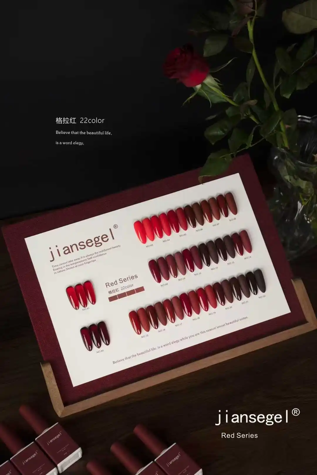 Nail Art Gel - JIANSE 22 kleuren nagelgel set nagelsalon