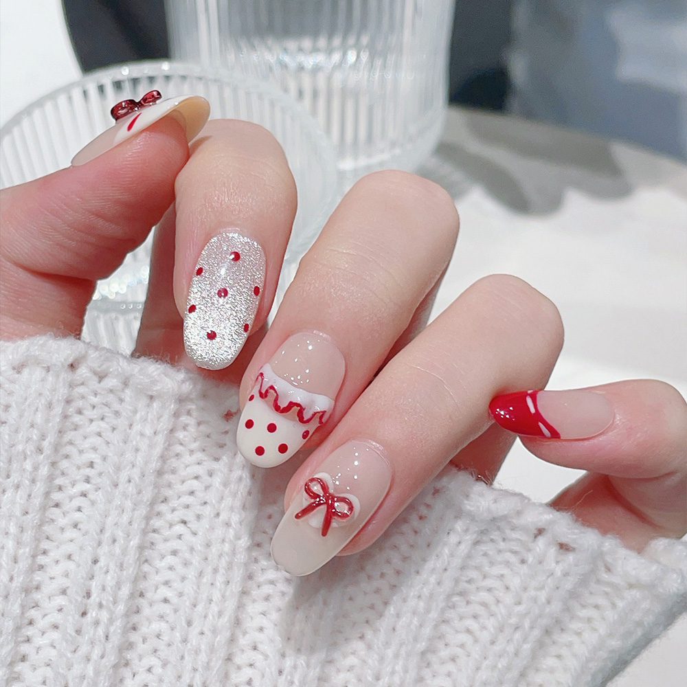 10 stuks korte ovale handgemaa - Nail Art Oval recensie en prijs
