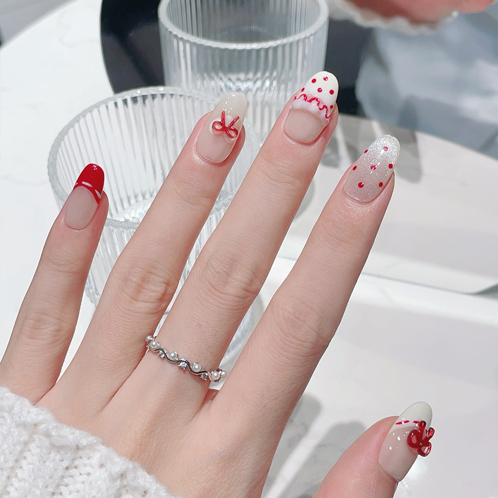 10 stuks korte ovale handgemaa - Nail Art Oval recensie en prijs
