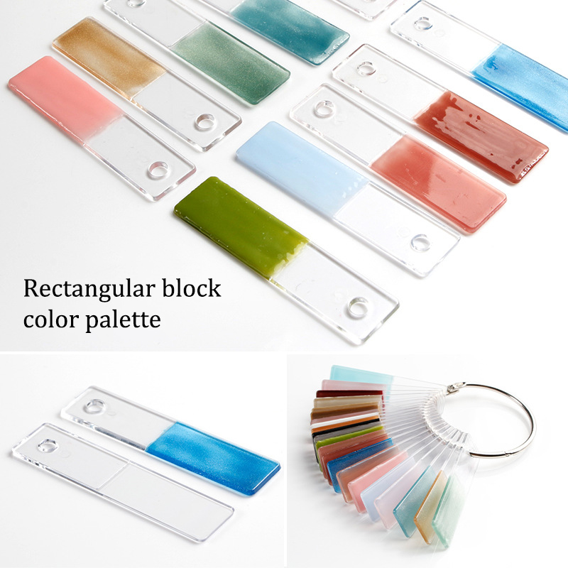 Rechthoekige nep-nagelkunst sw - Nail Art Quotes recensie en prijs