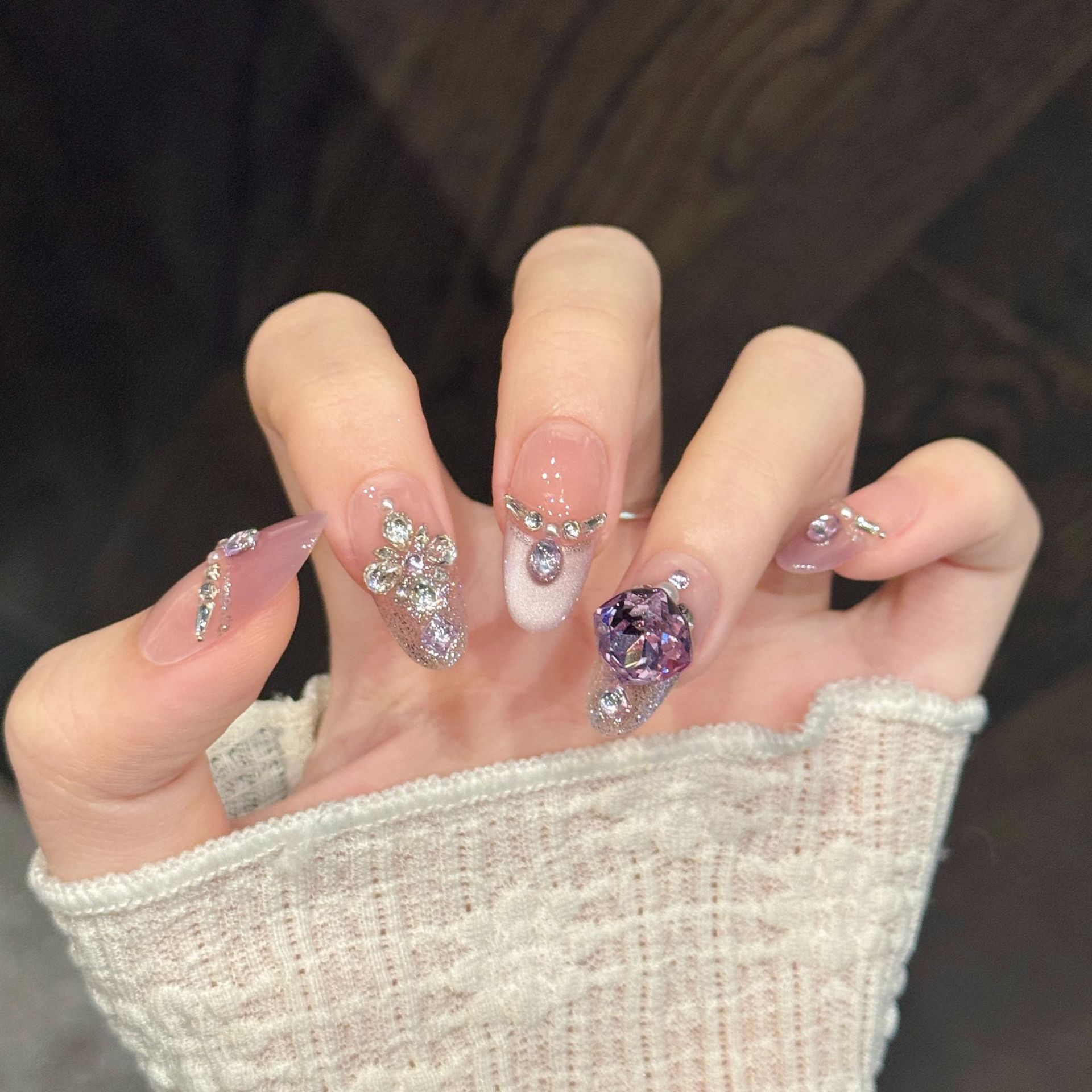 10 stuks pure handgeperste kis - Nail Art Oval recensie en prijs