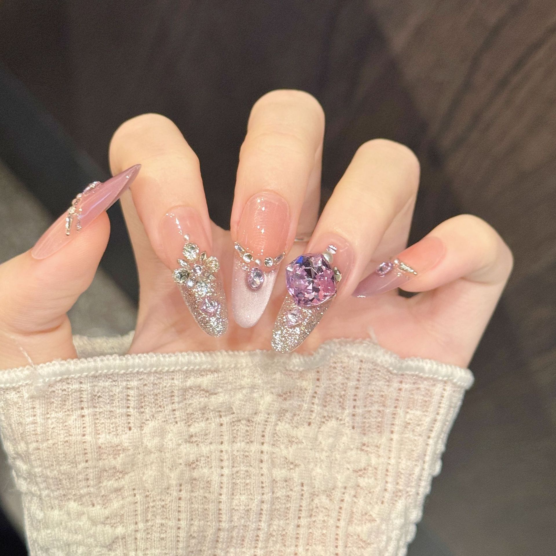 10 stuks pure handgeperste kis - Nail Art Oval recensie en prijs