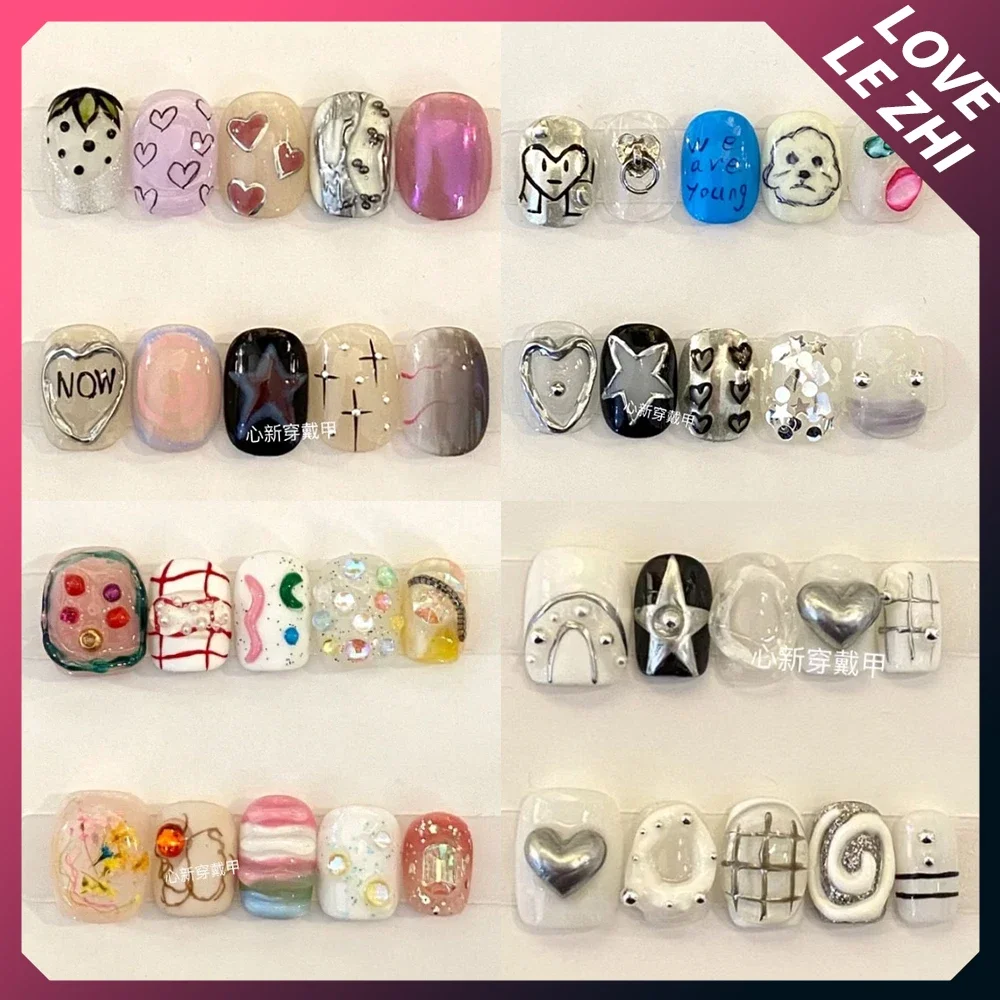 10 stuks diy creativiteit grap - Nail Art Love recensie en prijs