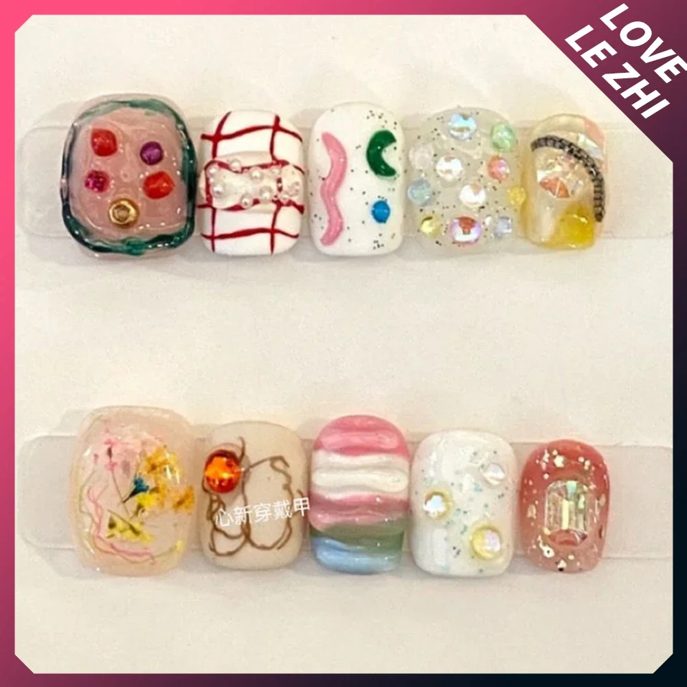 10 stuks diy creativiteit grap - Nail Art Love recensie en prijs
