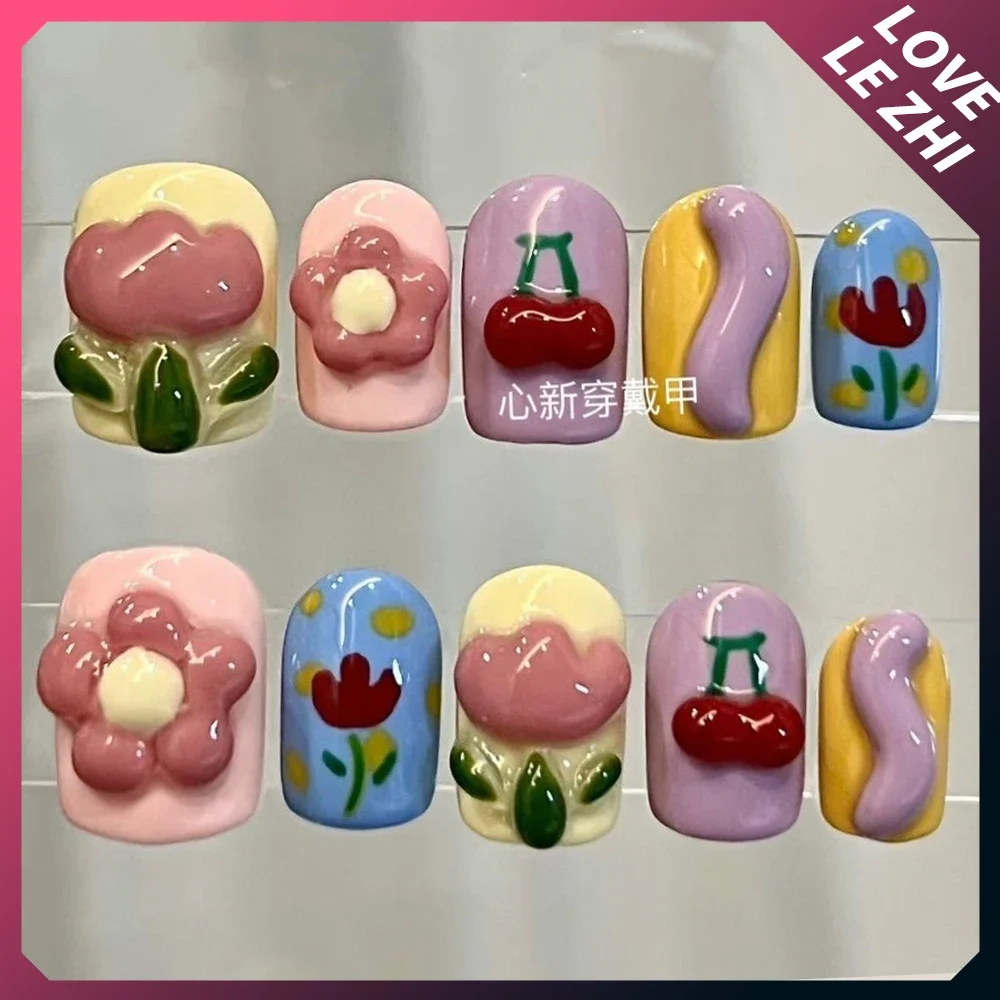10 stuks diy creativiteit grap - Nail Art Love recensie en prijs