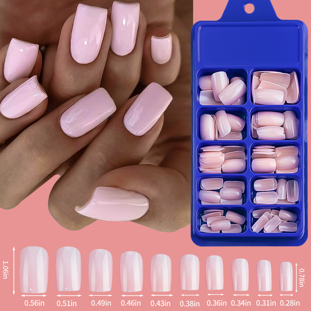 100/120 Stuks Roze Wit Druk Op - Nail Art Extension recensie en prijs