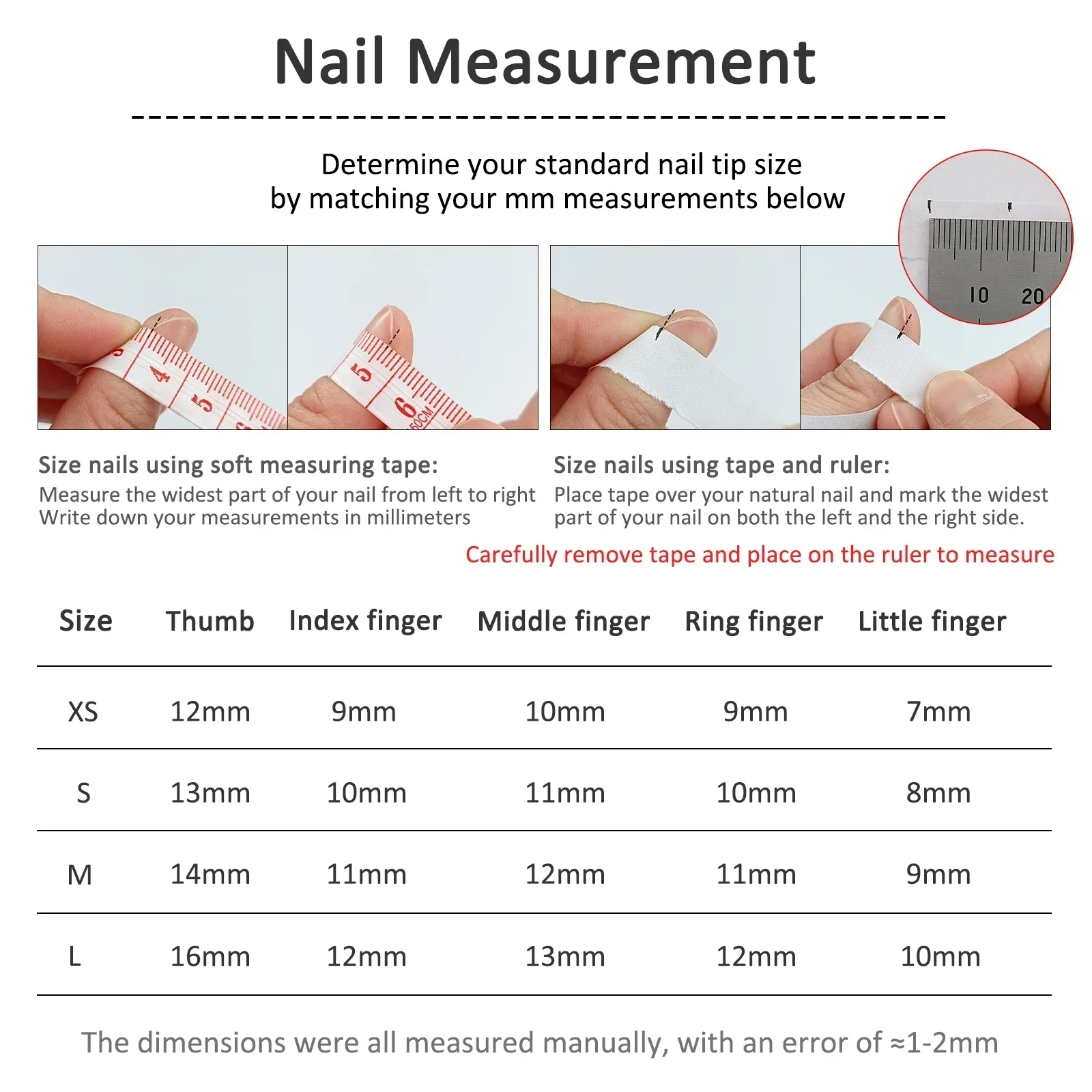 10 stuks schattig handgemaakt  - Nail Art Love recensie en prijs