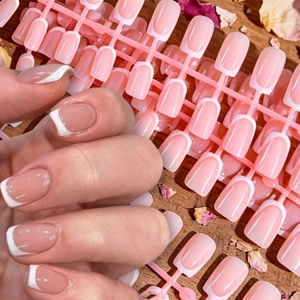 120 stuks korte vierkante Fran - Nail Art Extension recensie en prijs