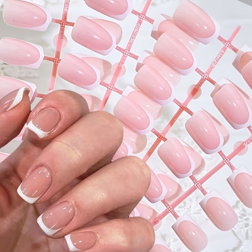 120 stuks korte vierkante Fran - Nail Art Extension recensie en prijs