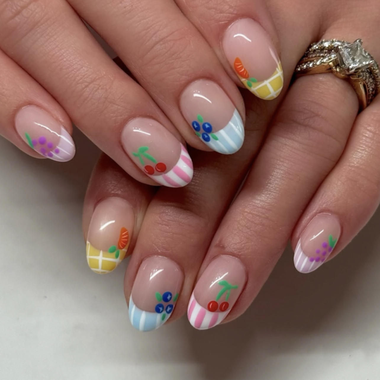 24 stuks eenvoudige amandelnag - Nail Art Oval recensie en prijs