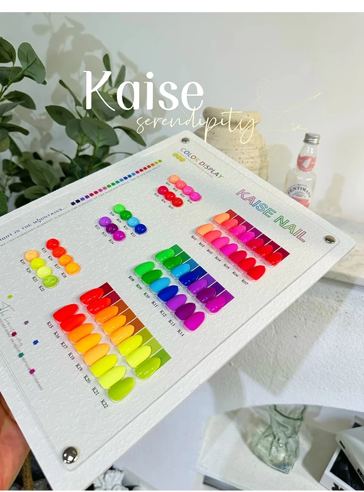 KAISE 22 kleuren veelkleurige  - Nail Art Gel recensie en prijs