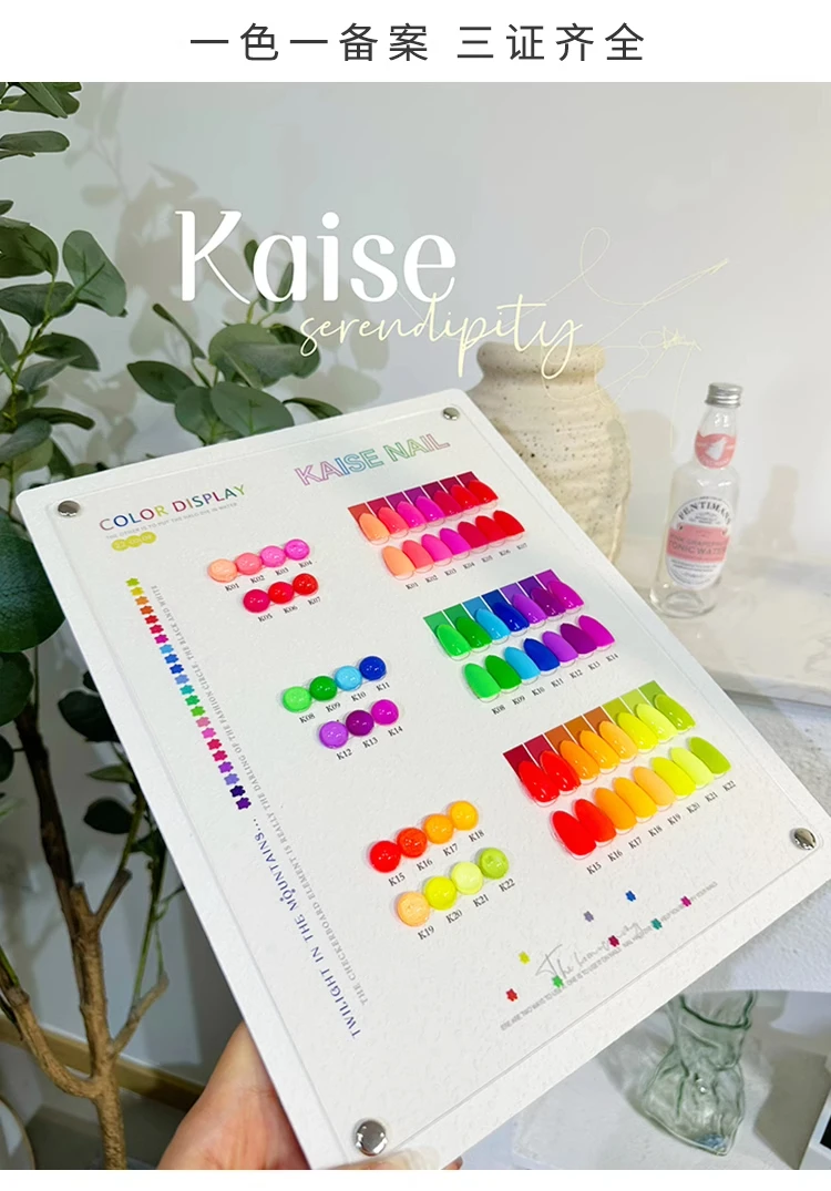 KAISE 22 kleuren veelkleurige  - Nail Art Gel recensie en prijs