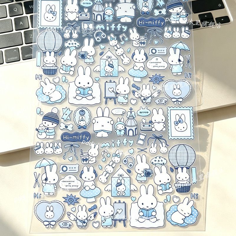 Blues Miffy Stickers Nagelkuns - Nail Art Love recensie en prijs
