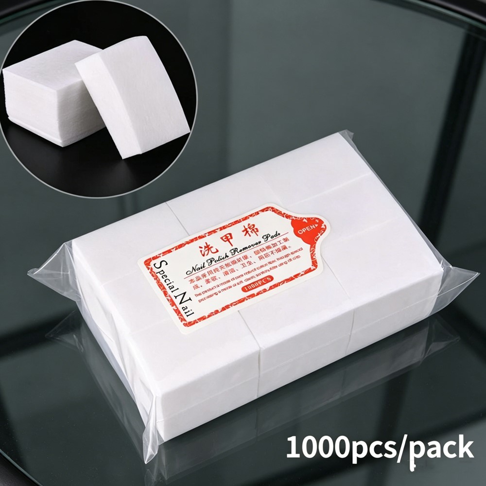 1000 stuks pluisvrije nageldoe - Nail Art Gel recensie en prijs