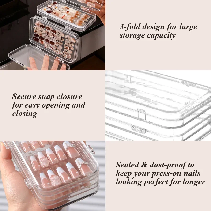 Transparante opvouwbare opberg - Nail Art Quotes recensie en prijs