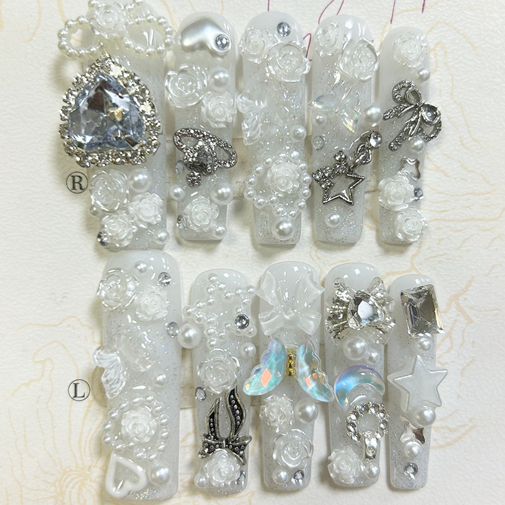10 stuks schattige Jirai Kei w - Nail Art Love recensie en prijs