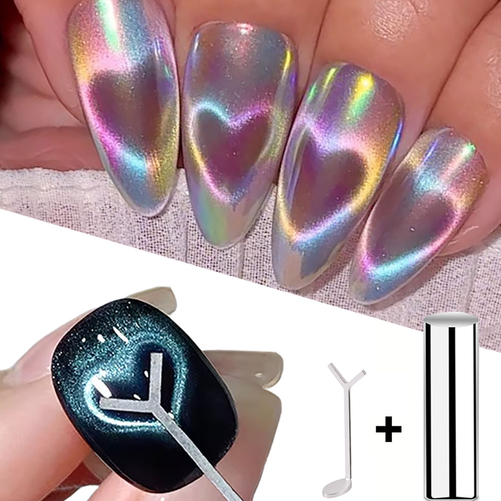 1/2/3/4 stks Y-vormige Hart Ca - Nail Art Love recensie en prijs
