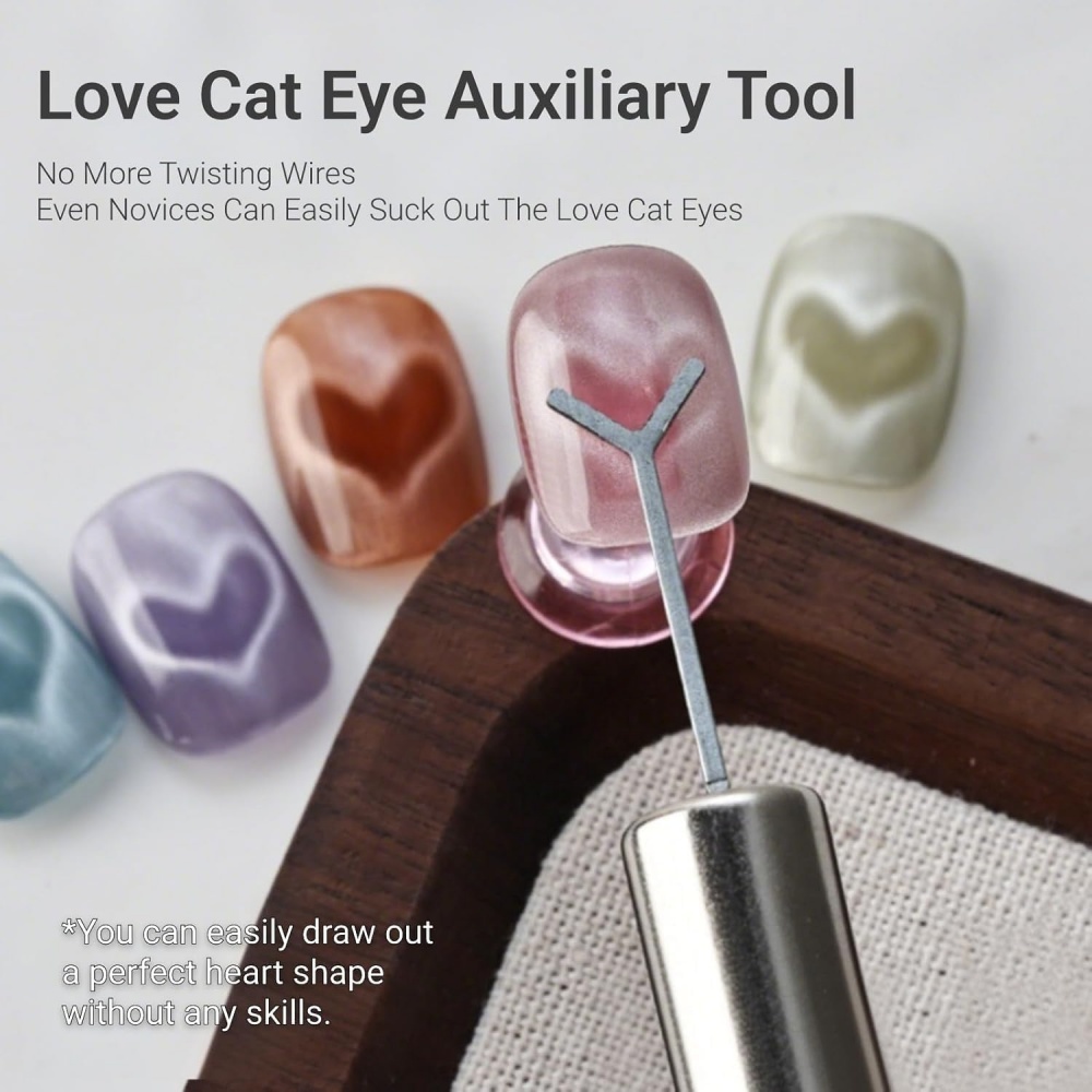 1/2/3/4 stks Y-vormige Hart Ca - Nail Art Love recensie en prijs