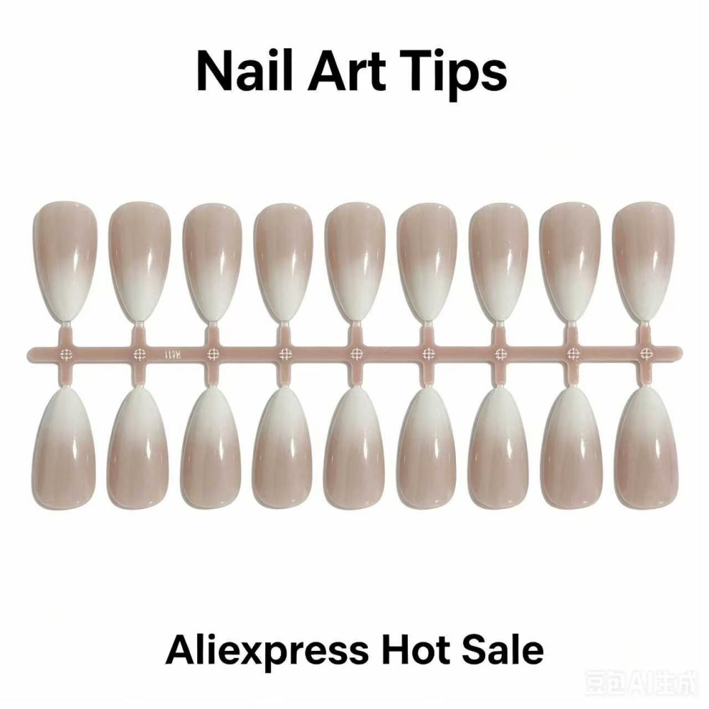 24 stuks matte nude nepnagels, - Nail Art Extension recensie en prijs