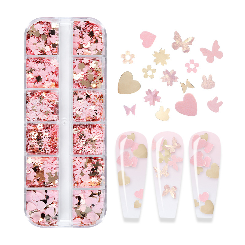 Mix Kleur Fluorescerende Vlind - Nail Art Extension recensie en prijs