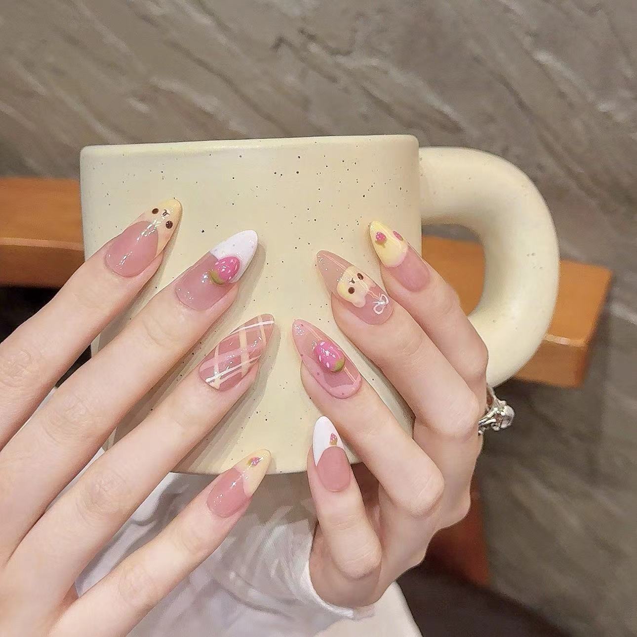 10 stuks pure handgeperste med - Nail Art Oval recensie en prijs