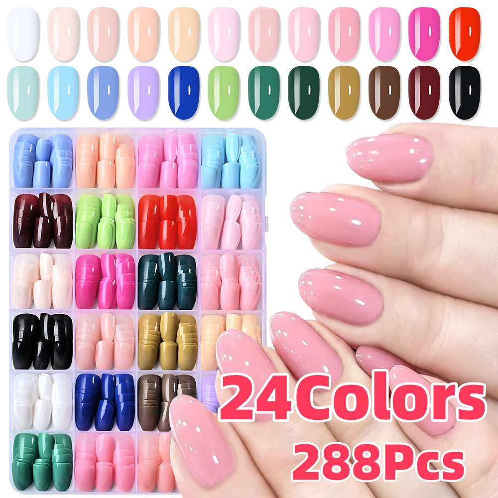 24 Kleuren (288 stuks) Kleurri - Nail Art Oval recensie en prijs
