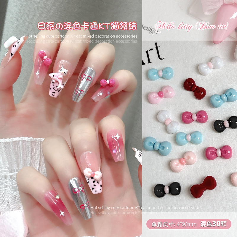30PCS 3D Nail Art Bow Charms S - Nail Art Lotso recensie en prijs