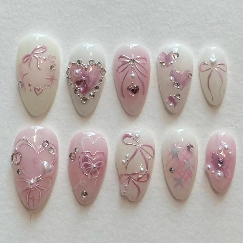 24 stuks groene Franse nepnage - Nail Art Oval recensie en prijs