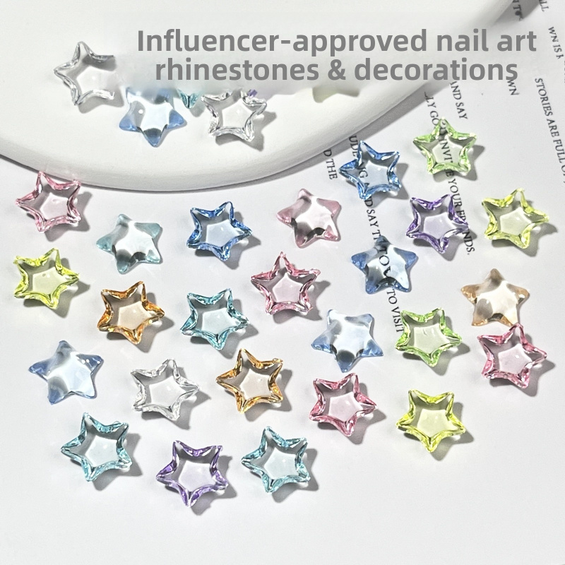 50 stuks vijfpuntige ster nage - Nail Art Lotso recensie en prijs