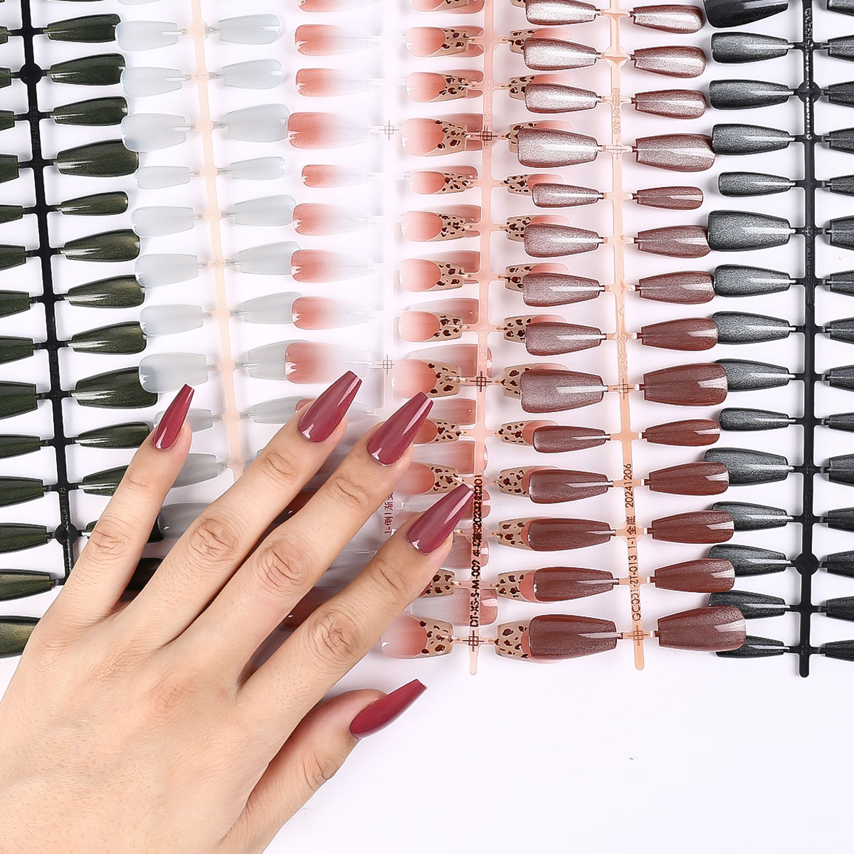 30 stuks ovale korte roze druk - Nail Art Oval recensie en prijs