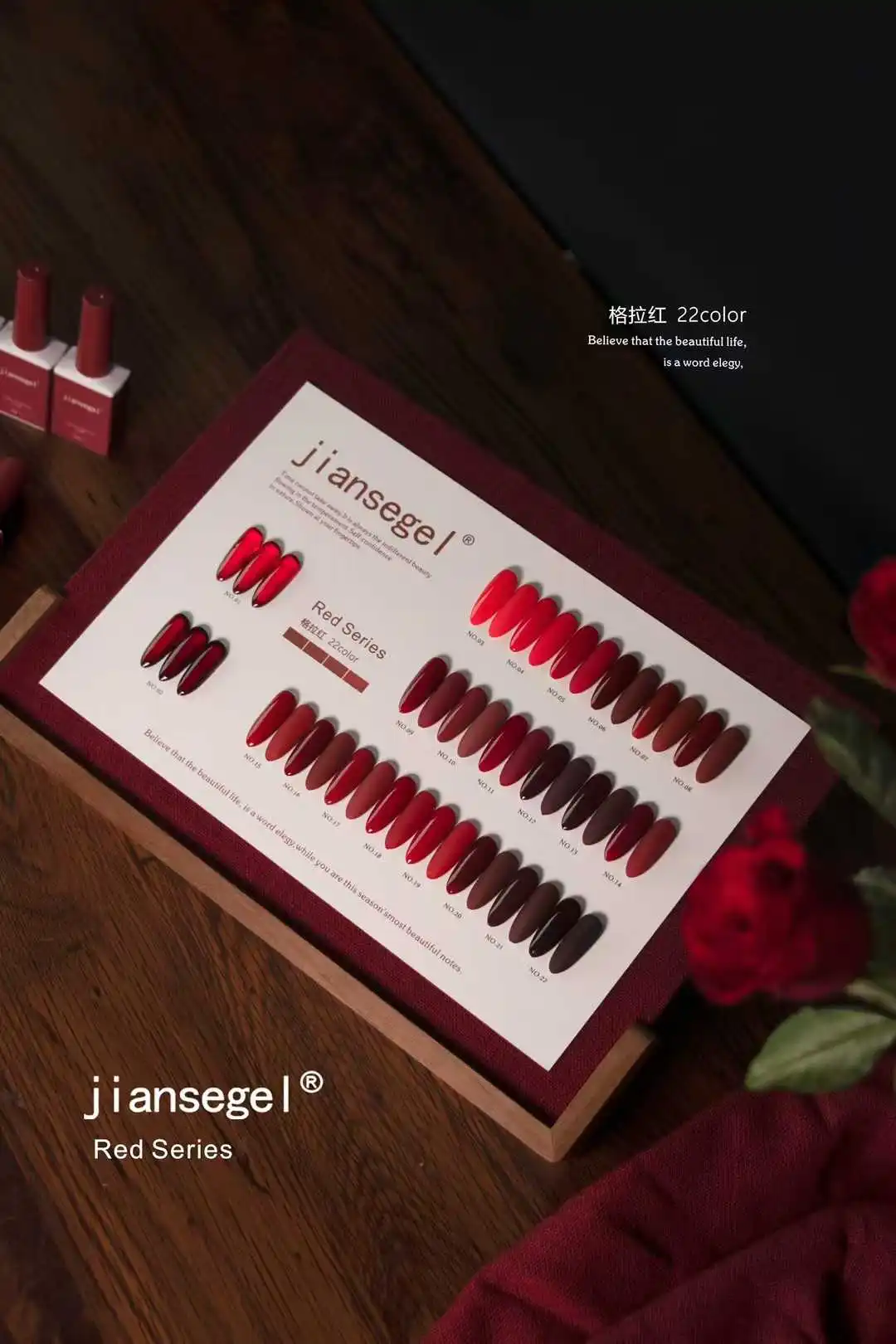 JIANSE 22 kleuren nagelgel set - Nail Art Gel recensie en prijs