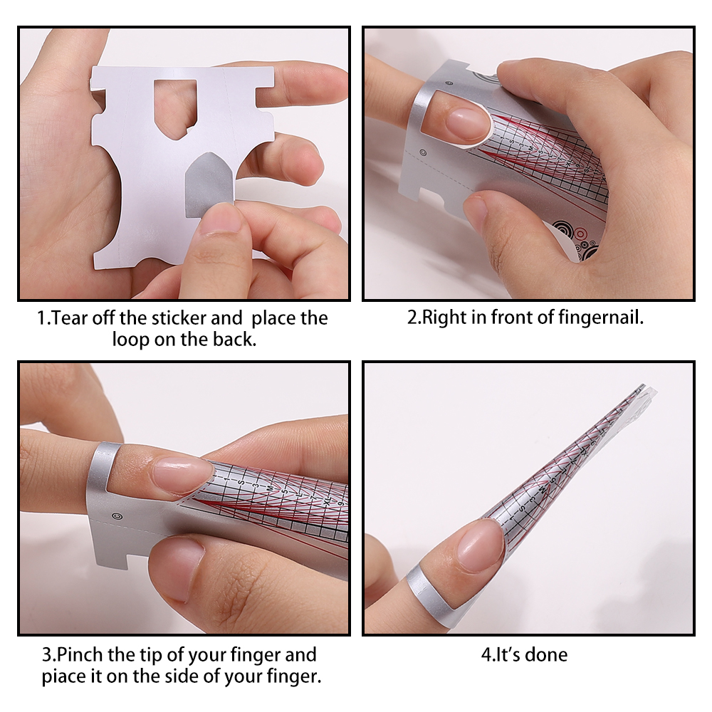 100 stks/partij Franse Nagelvo - Nail Art Lotso recensie en prijs