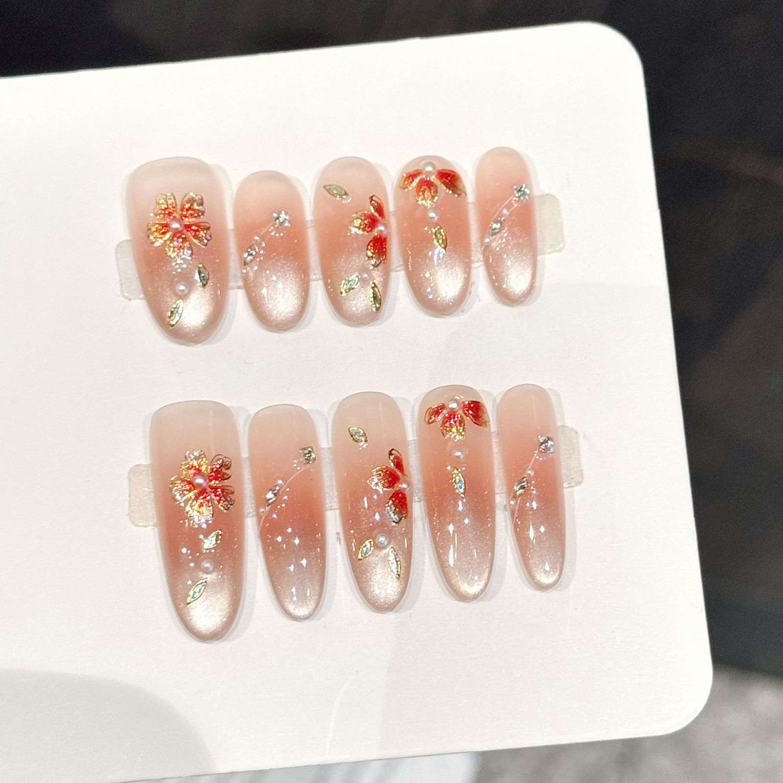 10 stuks handgemaakte nepnagel - Nail Art Oval recensie en prijs