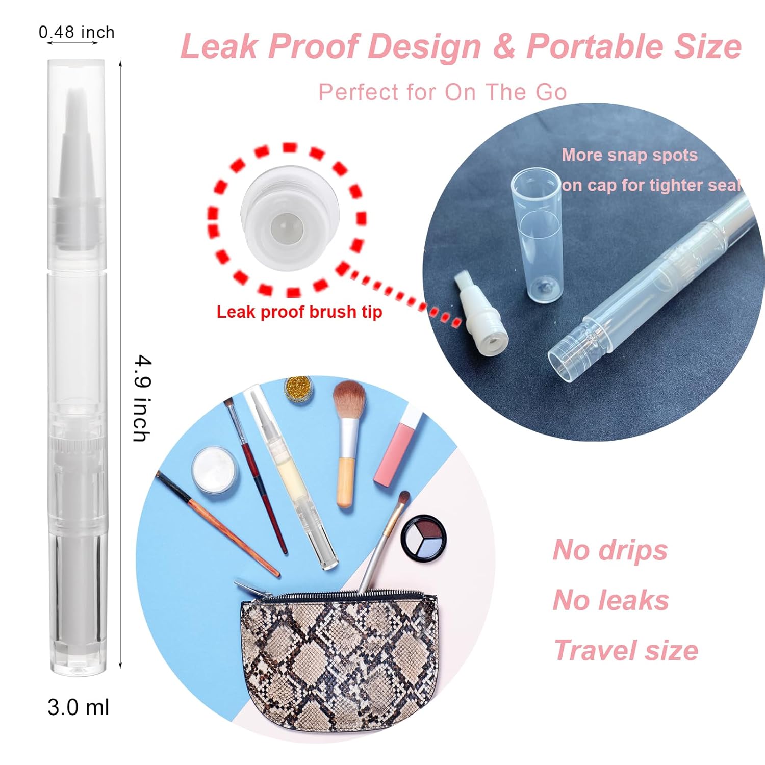 12 stuks 3 ml lege nagelriemol - Cuticle Oil Pen recensie en prijs